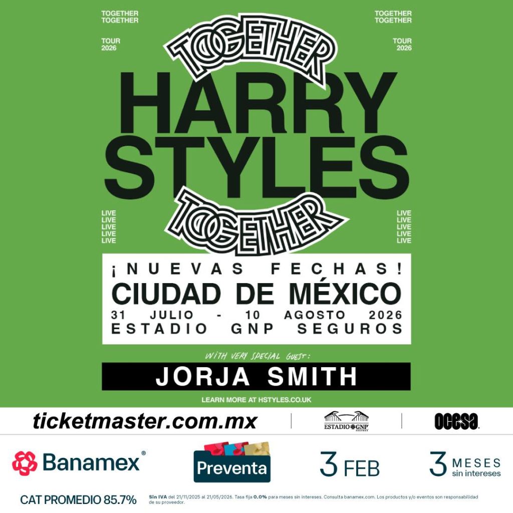 Harry Styles en el Estadio GNP Seguros