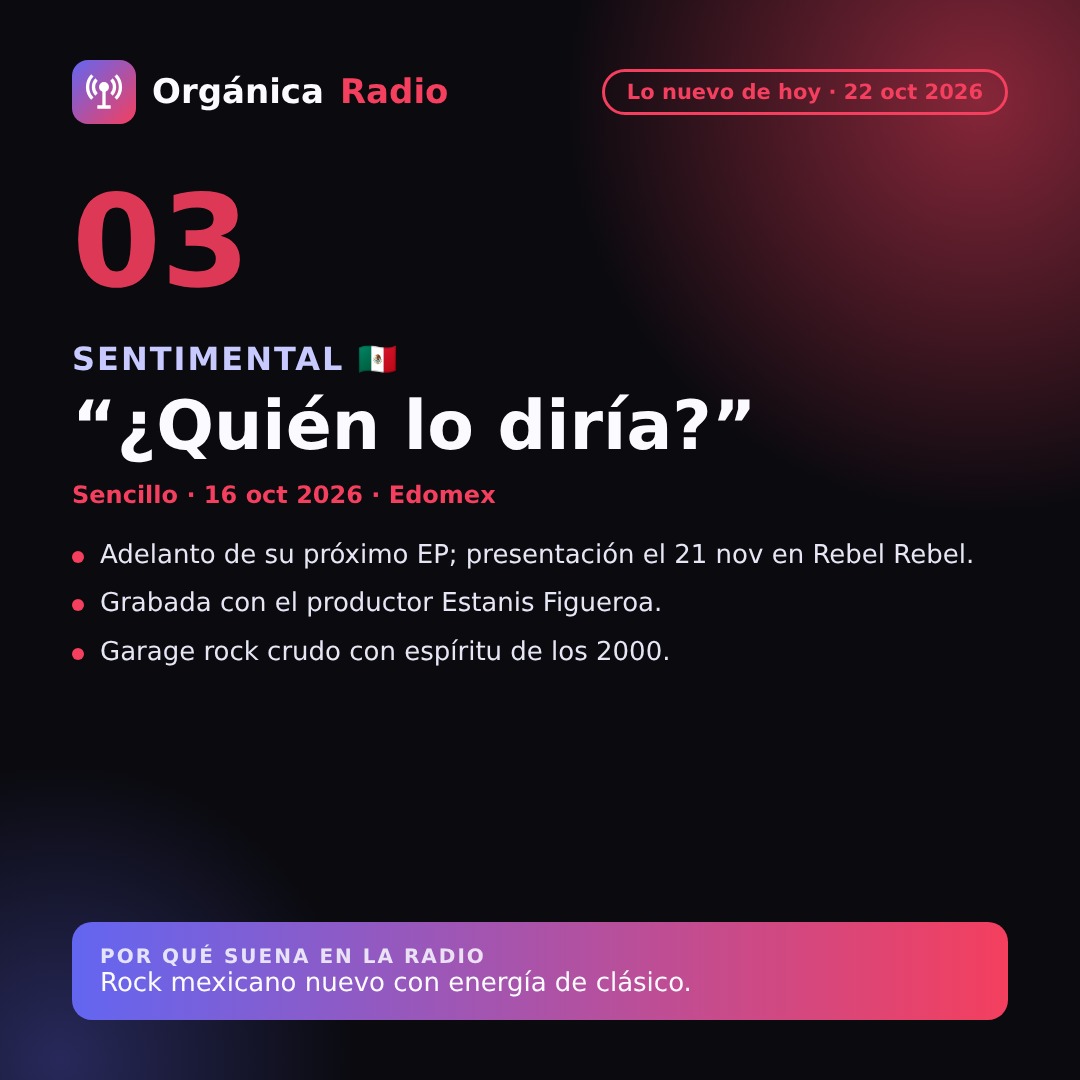 Sentimental — ¿Quién lo diría?